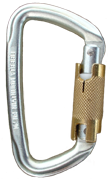 Steel Modified 'D' Autolock Carabiner(BINER6)
